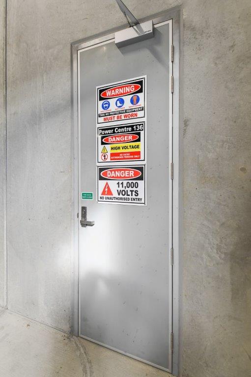 Garrison commercial door