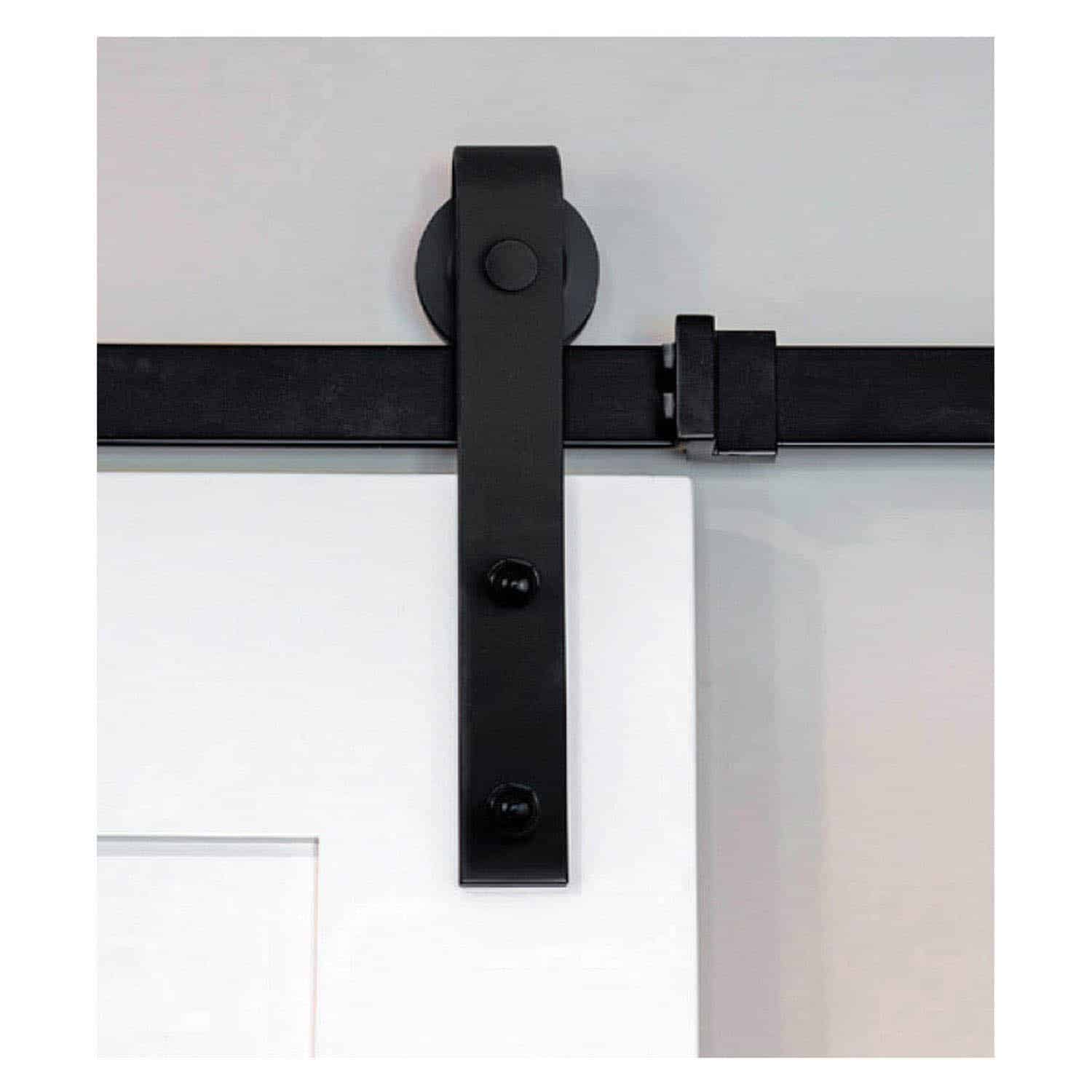 Barn door track set Classic Black