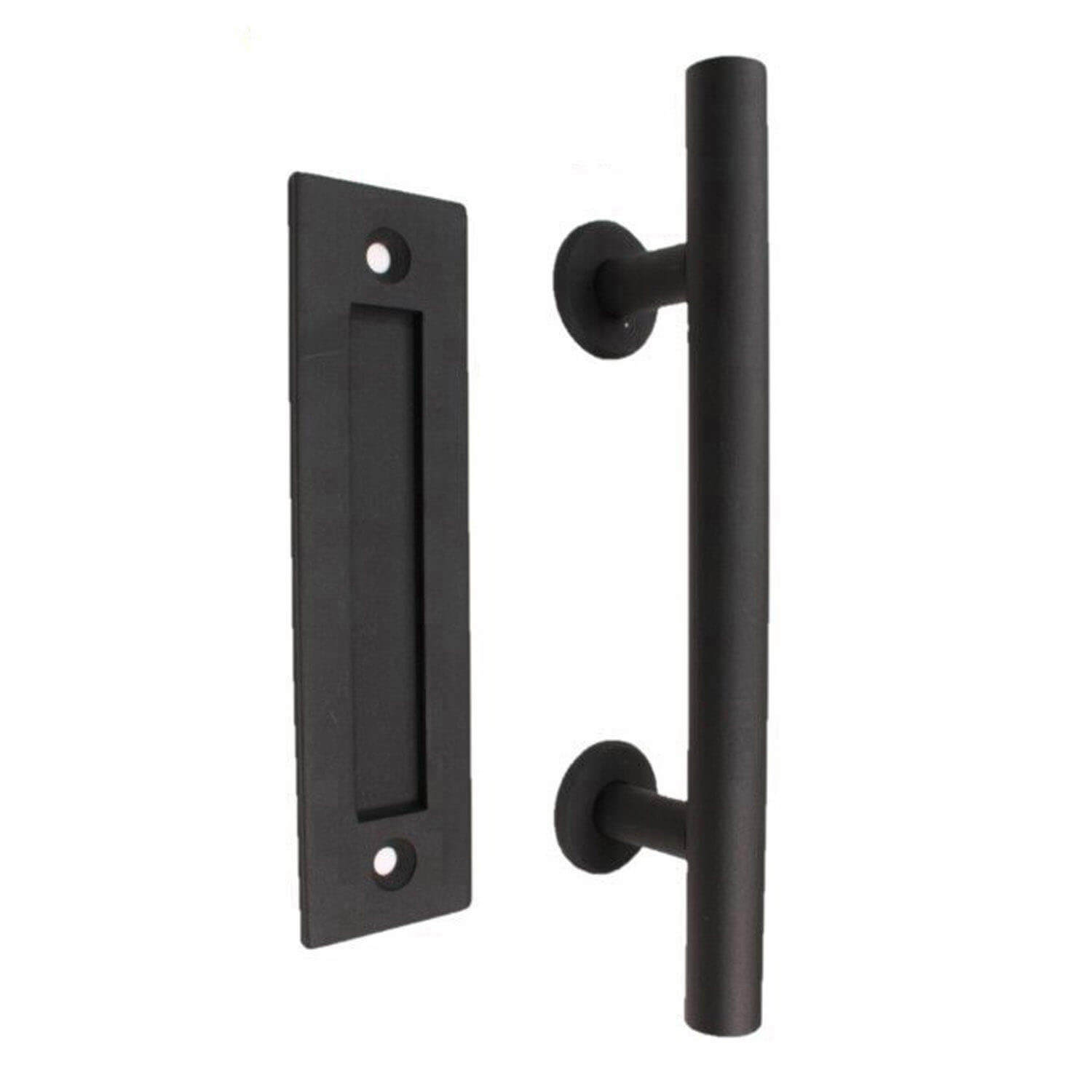 Round Pull With Flush Handle