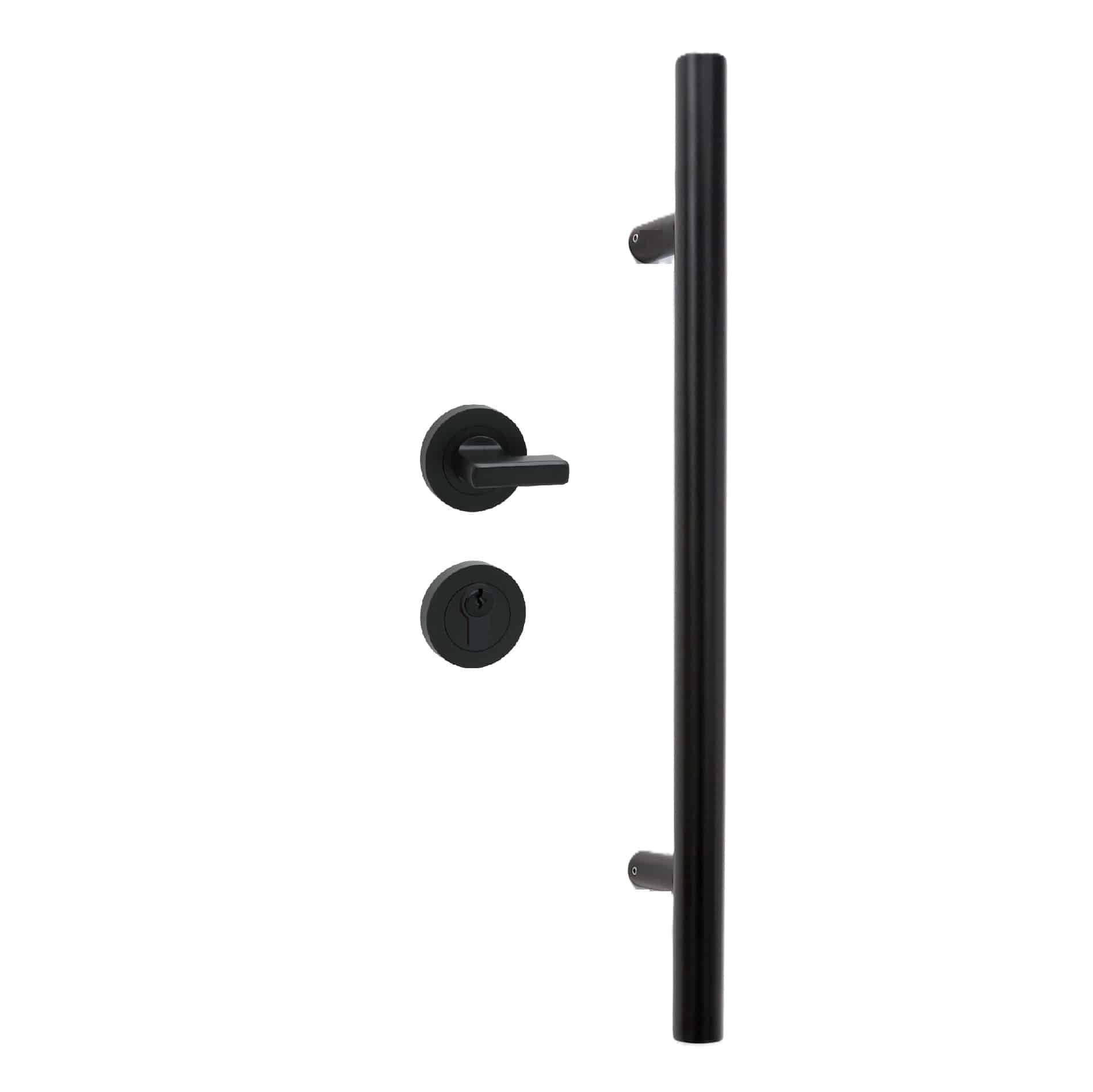 Colonel Pull Handle Mini Turn Lockset