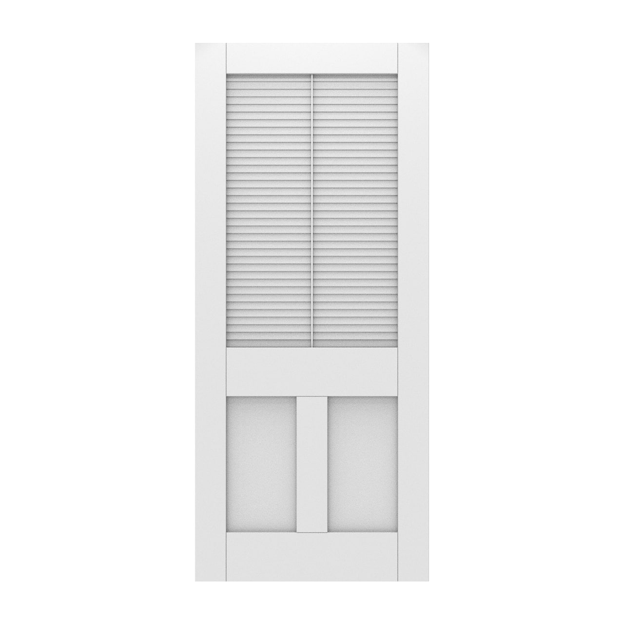 Open Louvre 3 Panel (Flat Bottom)